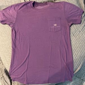 Purple Southern Marsh Pocket t shirt